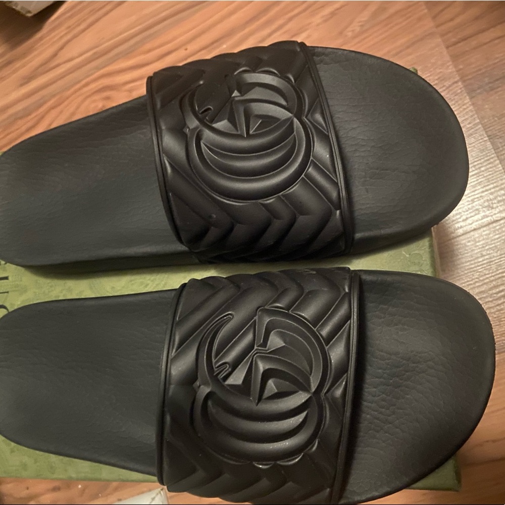 GUCCI Matelassé Rubber Slide